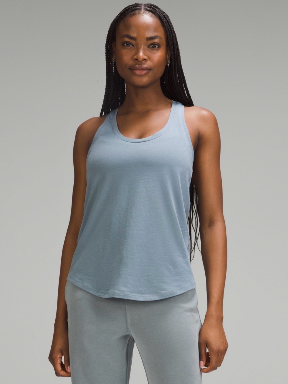 lululemon athletica Light Blue Scoop Neck Tank